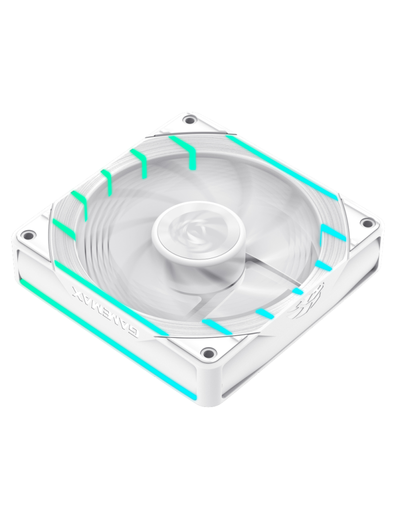 Gamemax Case Fan | TORNADO T12 ARGB-RW | White 1 Gamemax Case Fan | TORNADO T12 ARGB-RW | White 1