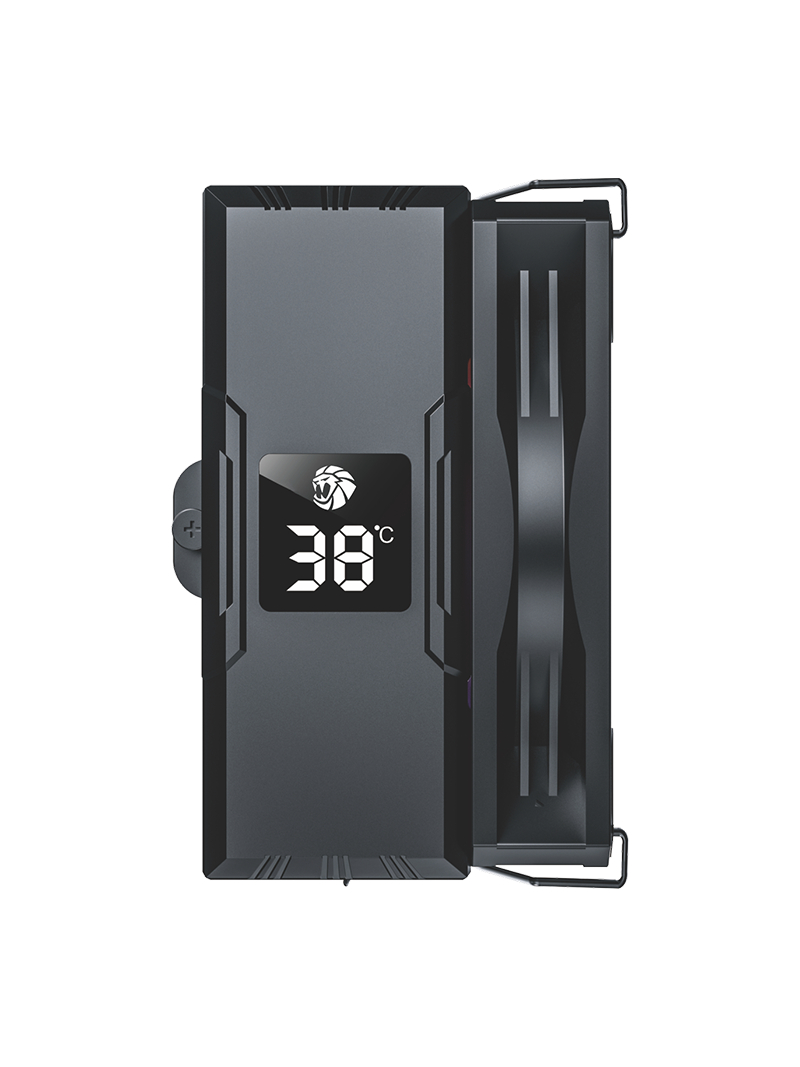 Gamemax CPU Air Cooler | SIGMA 520 DIGITAL BK | Black 5 Gamemax CPU Air Cooler | SIGMA 520 DIGITAL BK | Black 5