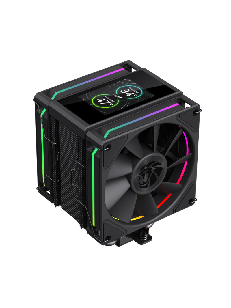 Gamemax CPU Air Cooler | SIGMA 620 LCD BK | Black Gamemax CPU Air Cooler | SIGMA 620 LCD BK | Black