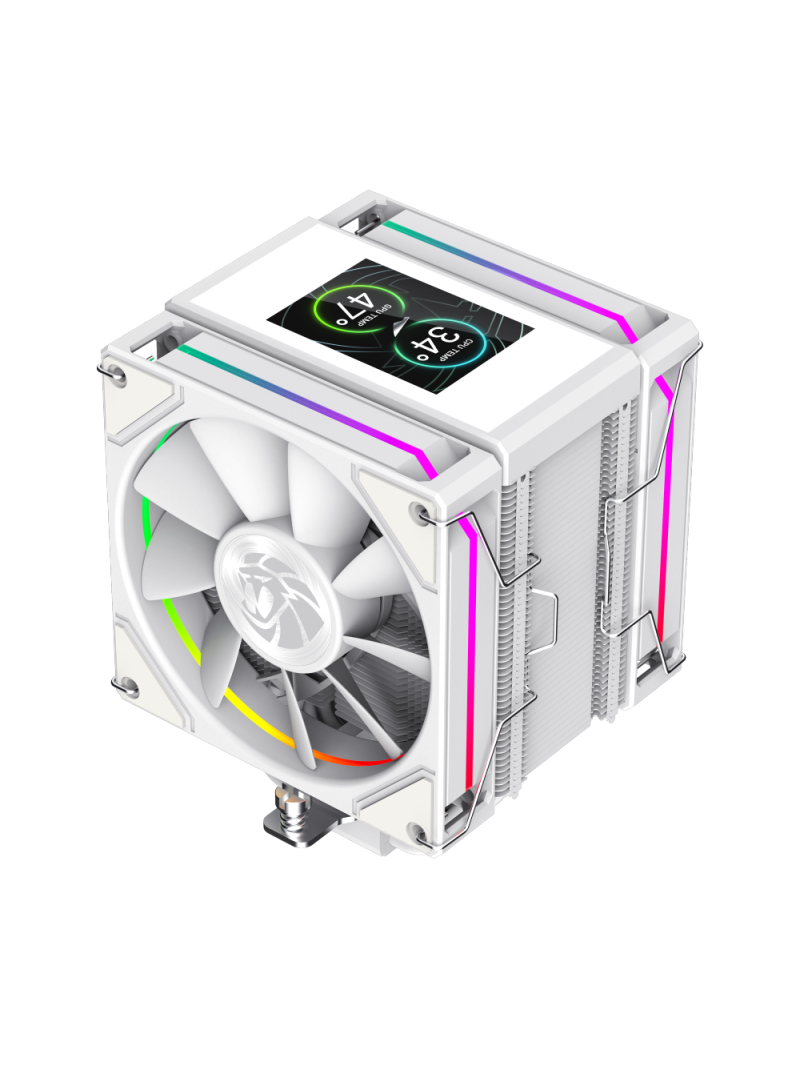 Gamemax CPU Air Cooler | SIGMA 620 LCD WH | White 2 Gamemax CPU Air Cooler | SIGMA 620 LCD WH | White 2