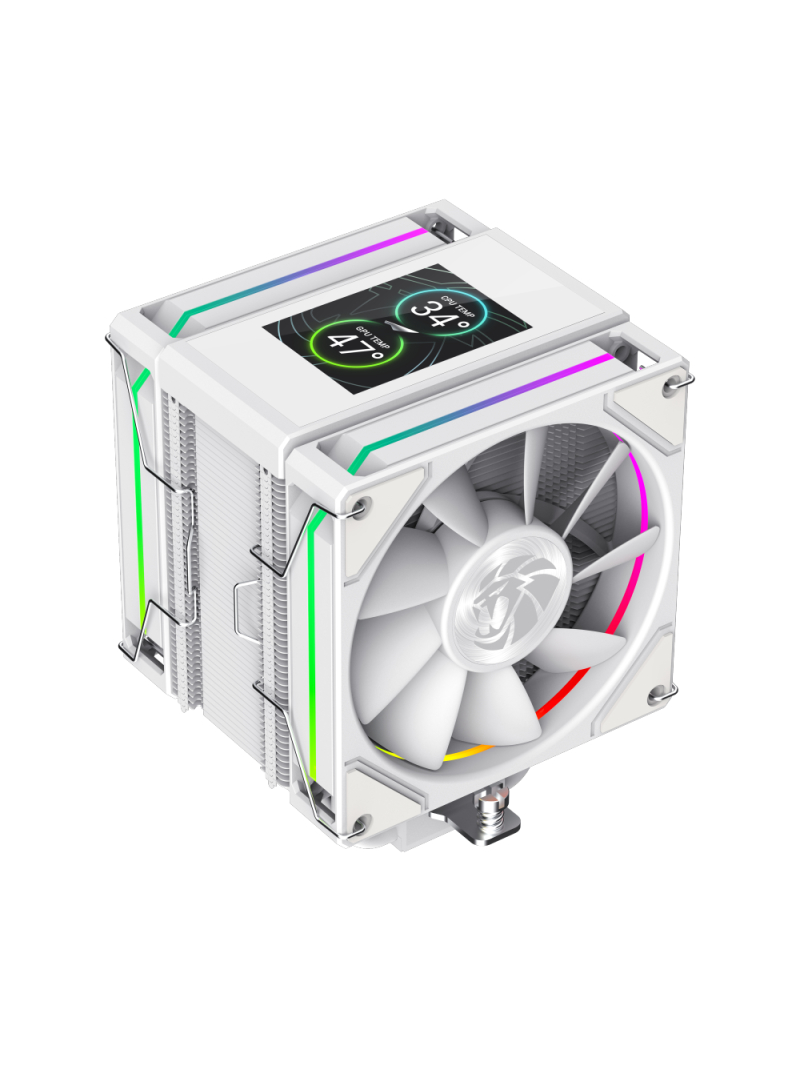 Gamemax CPU Air Cooler | SIGMA 620 LCD WH | White Gamemax CPU Air Cooler | SIGMA 620 LCD WH | White