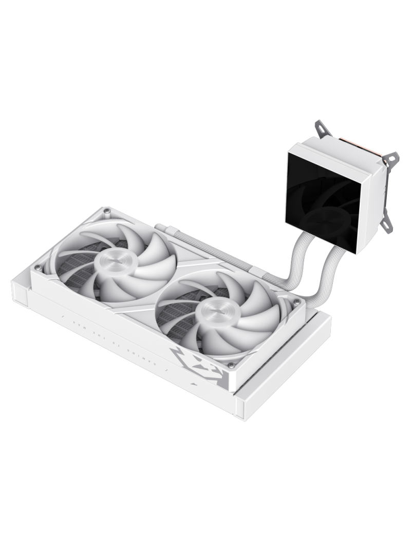 Gamemax CPU Liquid Cooler | GLACIER 240 LCD WH | White 6 Gamemax CPU Liquid Cooler | GLACIER 240 LCD WH | White 6