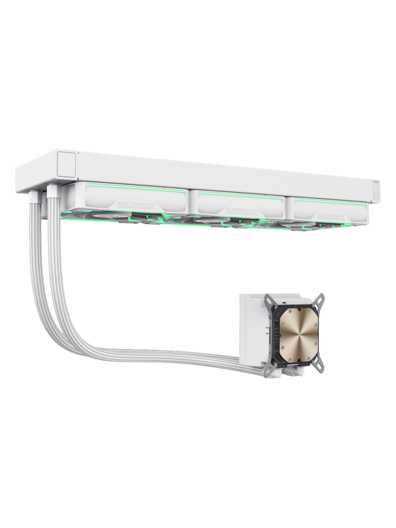 Gamemax CPU Liquid Cooler | HAILSTORM 360 LCD WH | White 7 Gamemax CPU Liquid Cooler | HAILSTORM 360 LCD WH | White 7