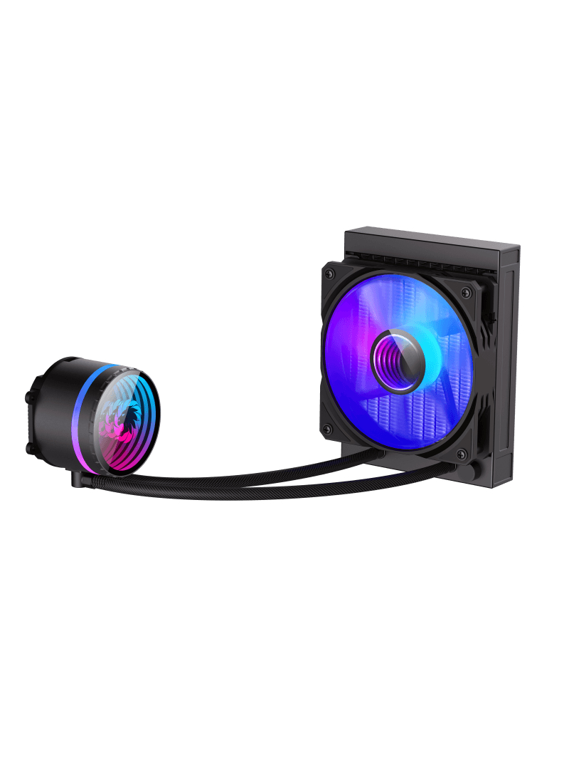 Gamemax CPU Liquid Cooler | ICEBURG 120 BK | Black 3 Gamemax CPU Liquid Cooler | ICEBURG 120 BK | Black 3