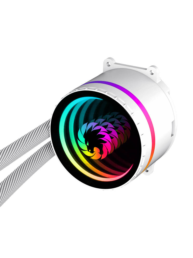 Gamemax CPU Liquid Cooler | ICEBURG 120 WT | White 2 Gamemax CPU Liquid Cooler | ICEBURG 120 WT | White 2