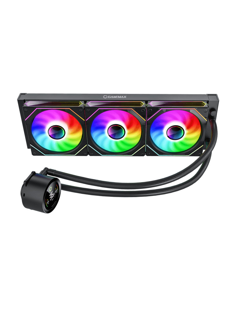 Gamemax CPU Liquid Cooler | ICEBURG 360 DIGITAL BK | Black 3 Gamemax CPU Liquid Cooler | ICEBURG 360 DIGITAL BK | Black 3
