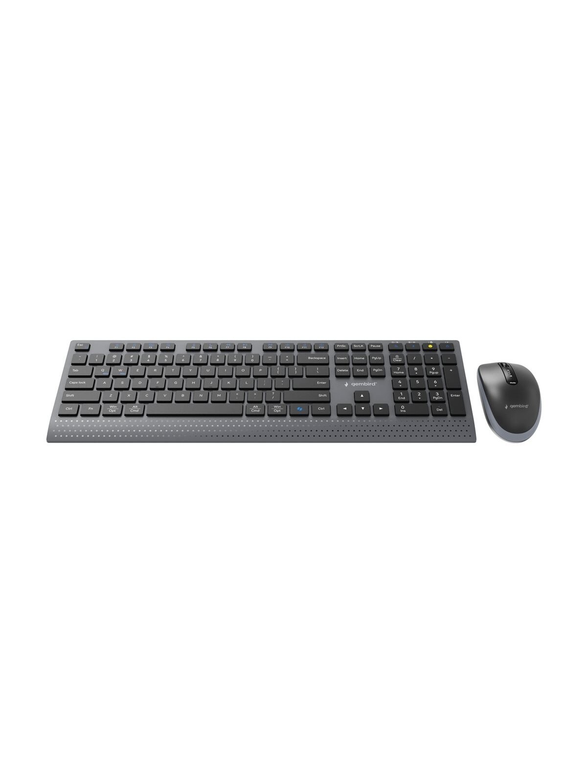 Gembird KBS-WPS-02 | Keyboard and Mouse Set | Wireless | US | Bluetooth | Black 2