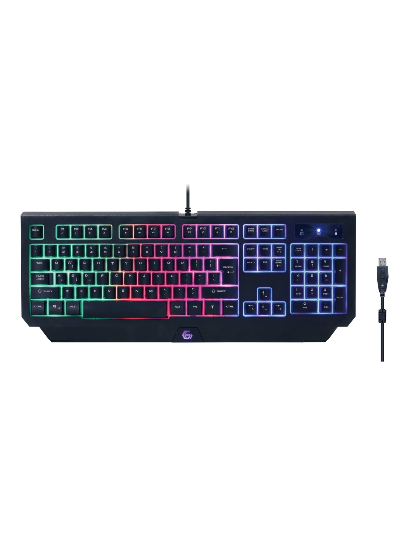 Gembird | 4-in-1 Backlight Gaming Kit "Phantom" | GGS-UMGL4-01 | Gaming Kit | Wired | US 3