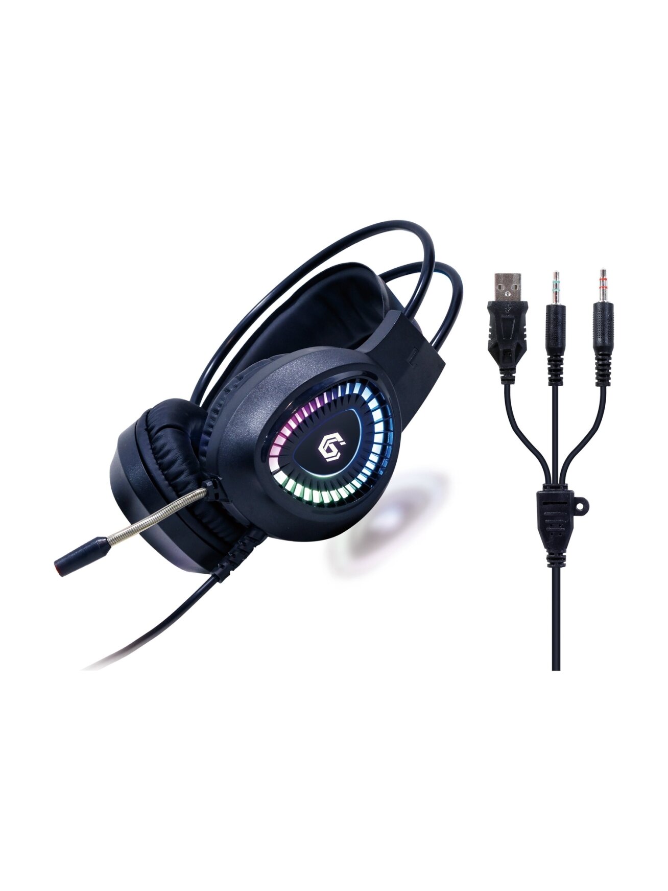 Gembird | 4-in-1 Backlight Gaming Kit "Phantom" | GGS-UMGL4-01 | Gaming Kit | Wired | US 1