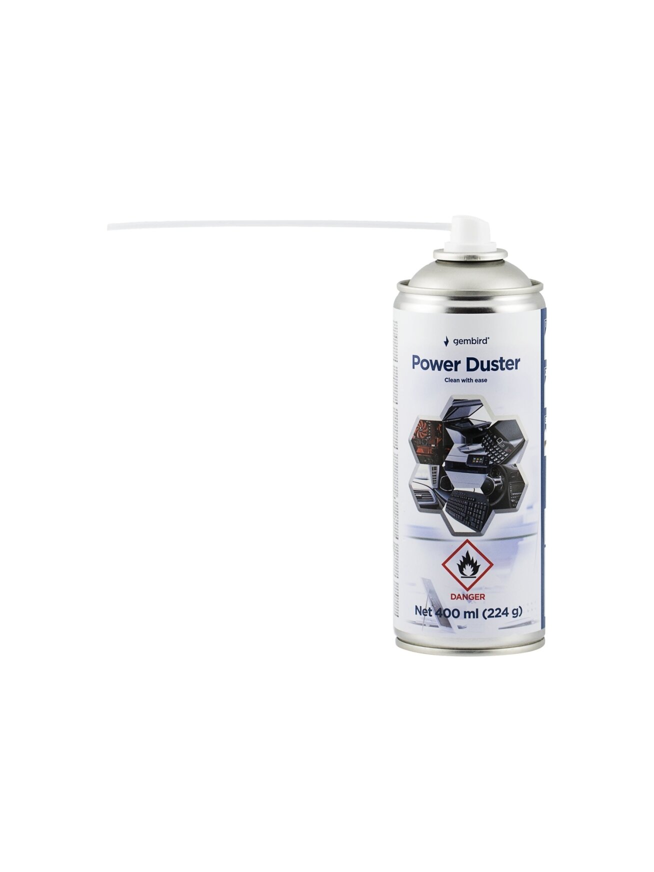 Gembird | Compressed air duster (flammable) | Air Duster | 400 ml 2
