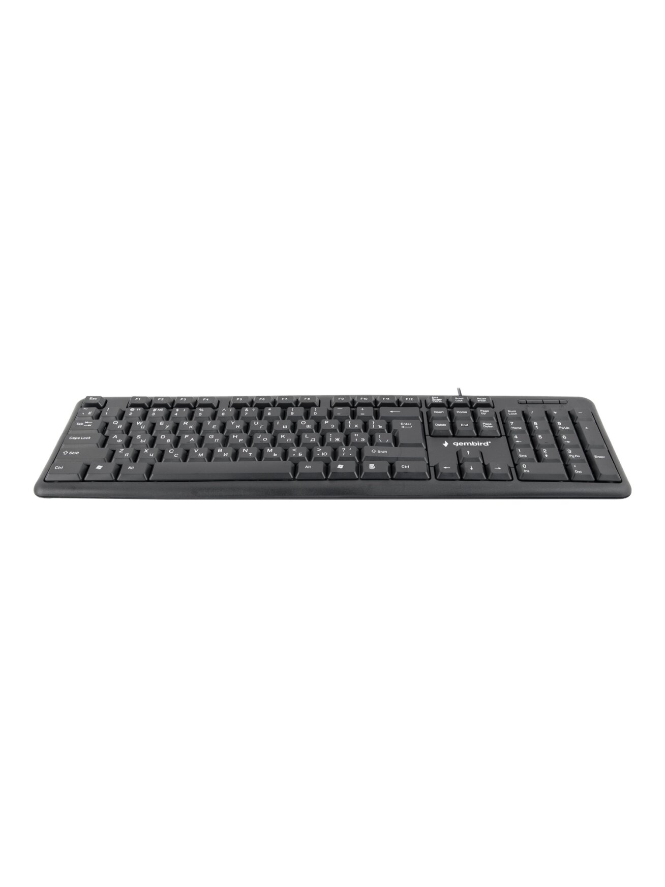 Gembird | KB-U-103-RU | Standard | Wired | EN/RU | Black 2
