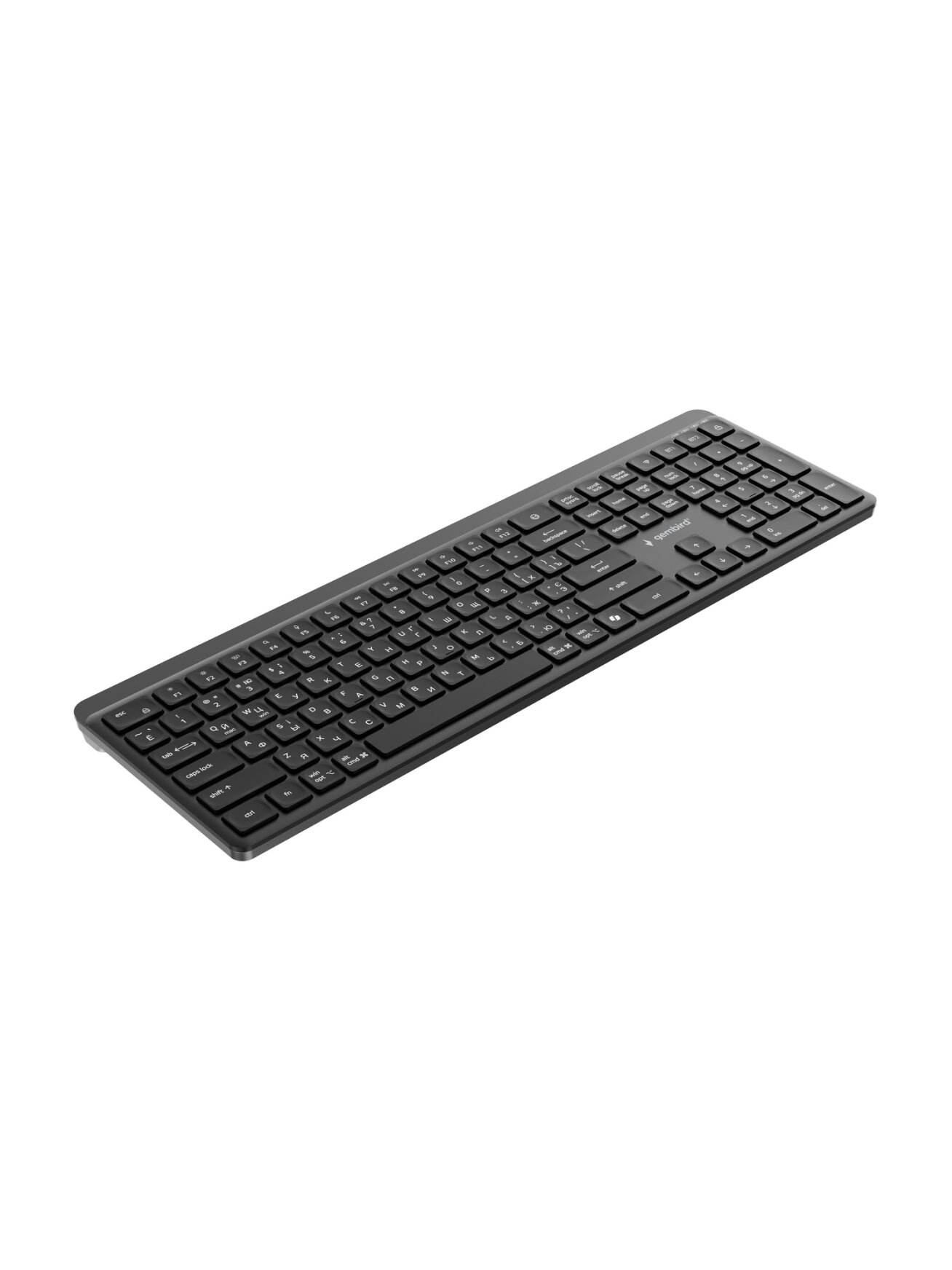Gembird KB-WPS-03-CYRL | Keyboard | Wireless | Cyrillic | Bluetooth | Black 4