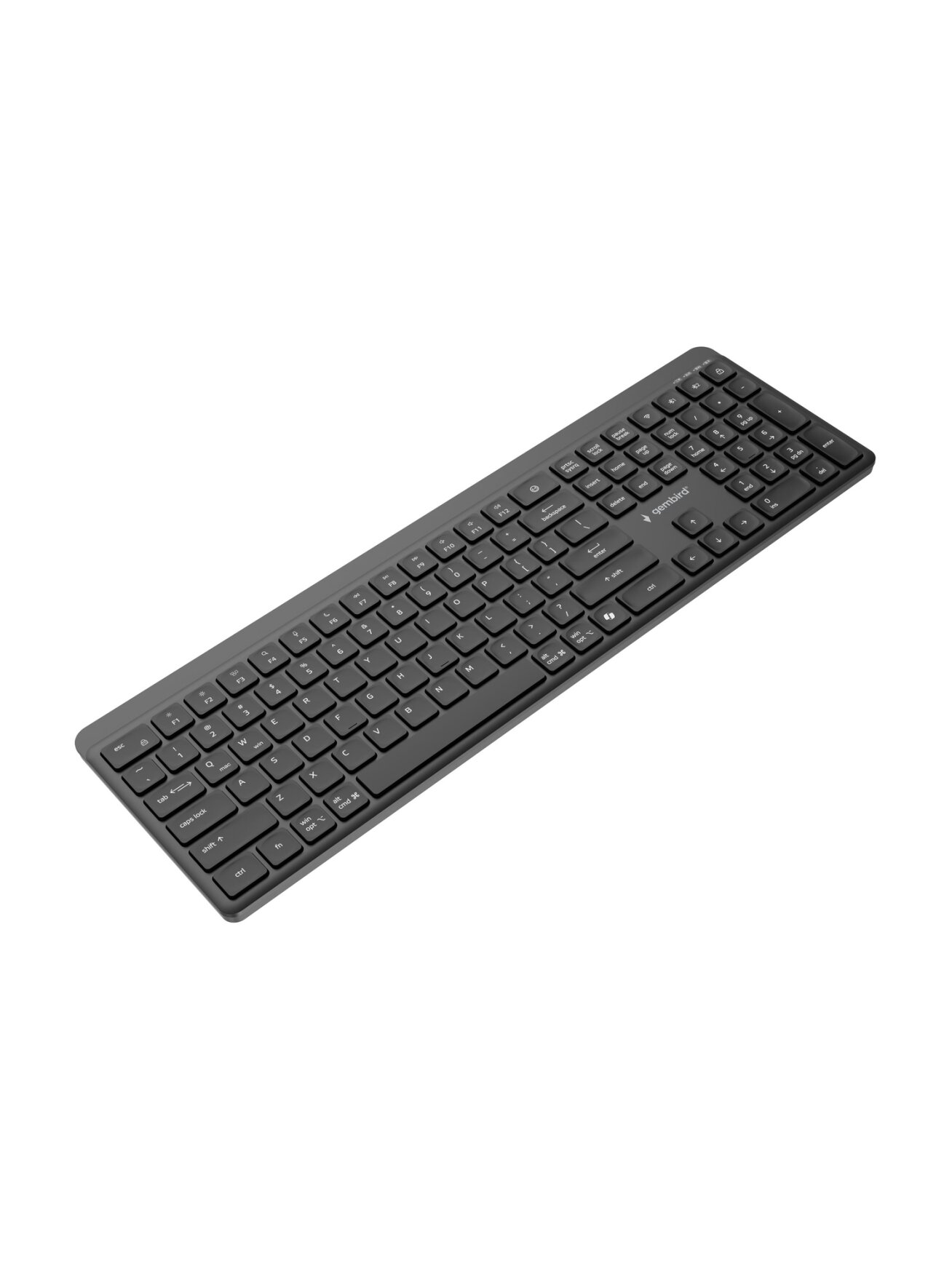 Gembird KB-WPS-03 | Keyboard | Wireless | US | Bluetooth | Black 2 Gembird KB-WPS-03 | Keyboard | Wireless | US | Bluetooth | Black 2