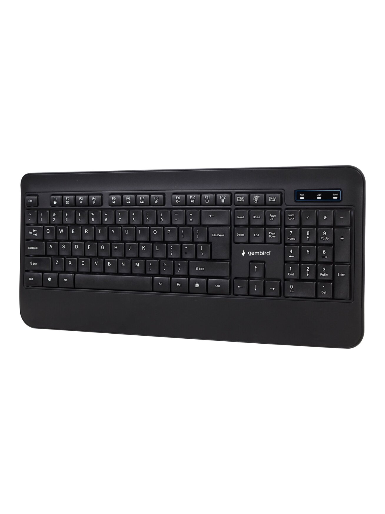 Gembird | Multimedia Keyboard | KB-UML-03 | Multimedia | Wired | US | Black 1