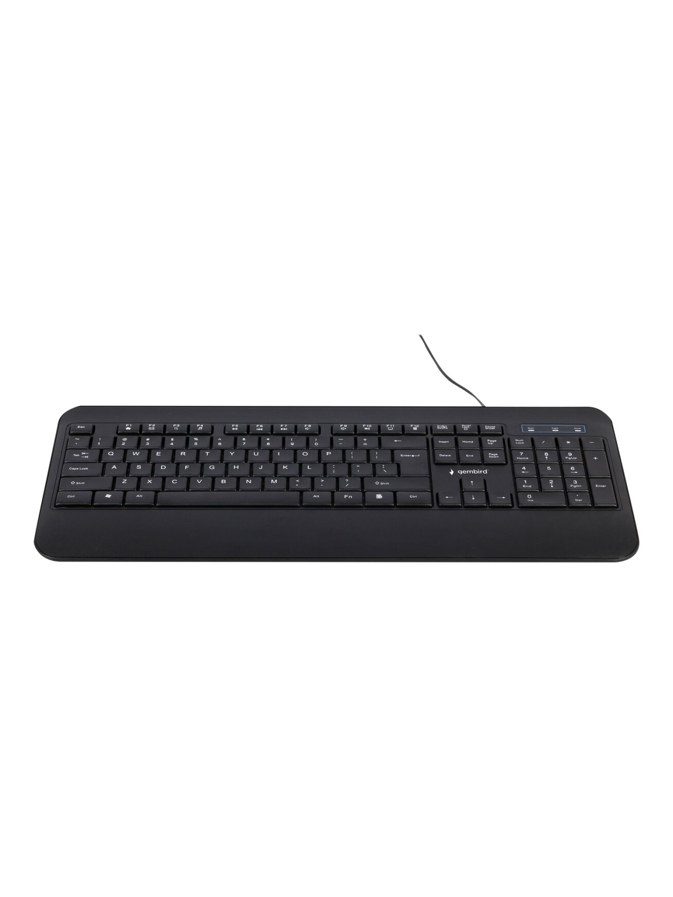 Gembird | Multimedia Keyboard | KB-UML-03 | Multimedia | Wired | US | Black 3