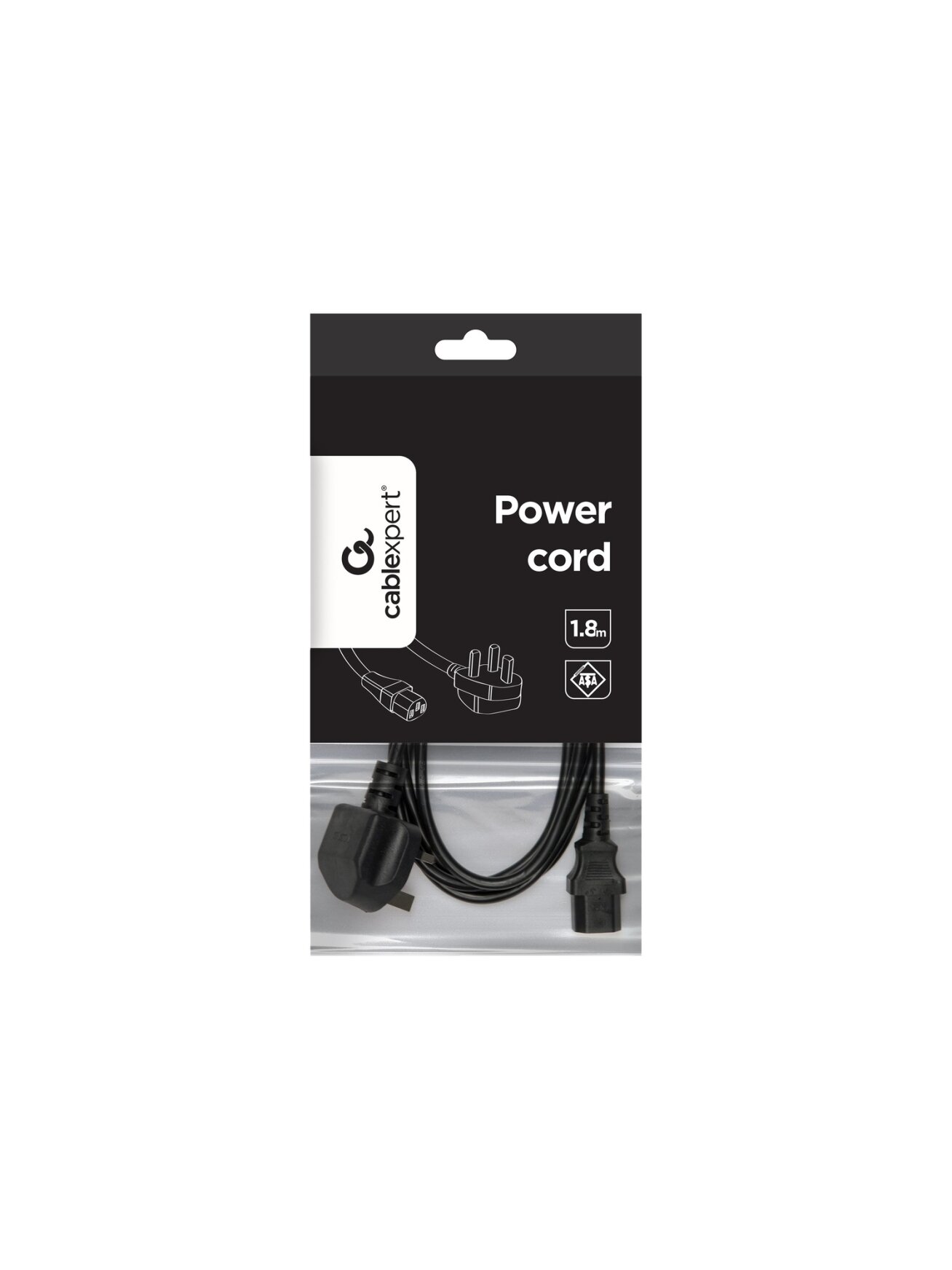 Gembird PC-187 UK power cord (C13), 5 A, 6 ft | Gembird 2 Gembird PC-187 UK power cord (C13), 5 A, 6 ft | Gembird 2