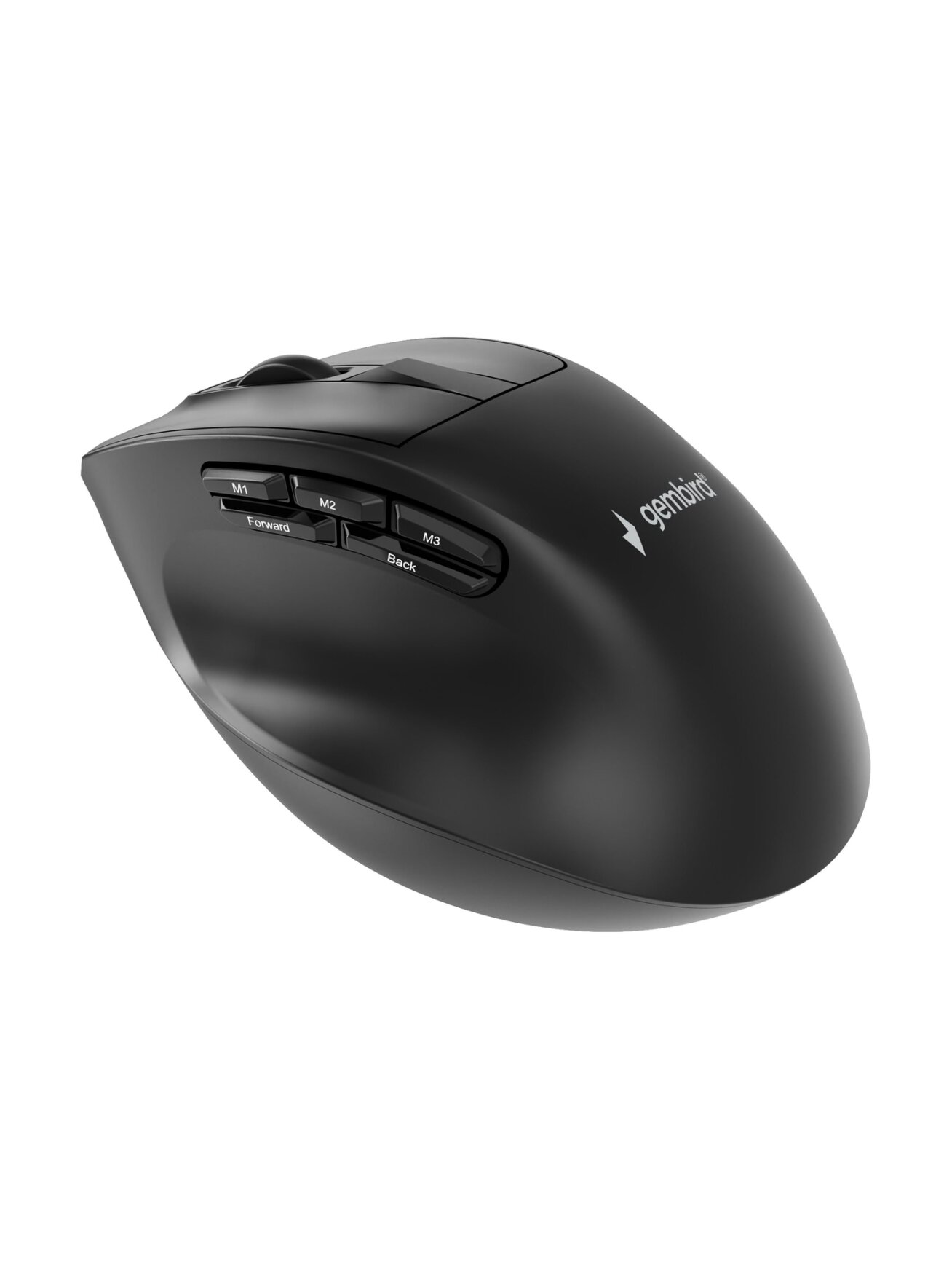 Gembird Triple-mode mouse | MUSW3-9B-01 | Wireless | 2.4G, Bluetooth | Black 4 Gembird Triple-mode mouse | MUSW3-9B-01 | Wireless | 2.4G, Bluetooth | Black 4