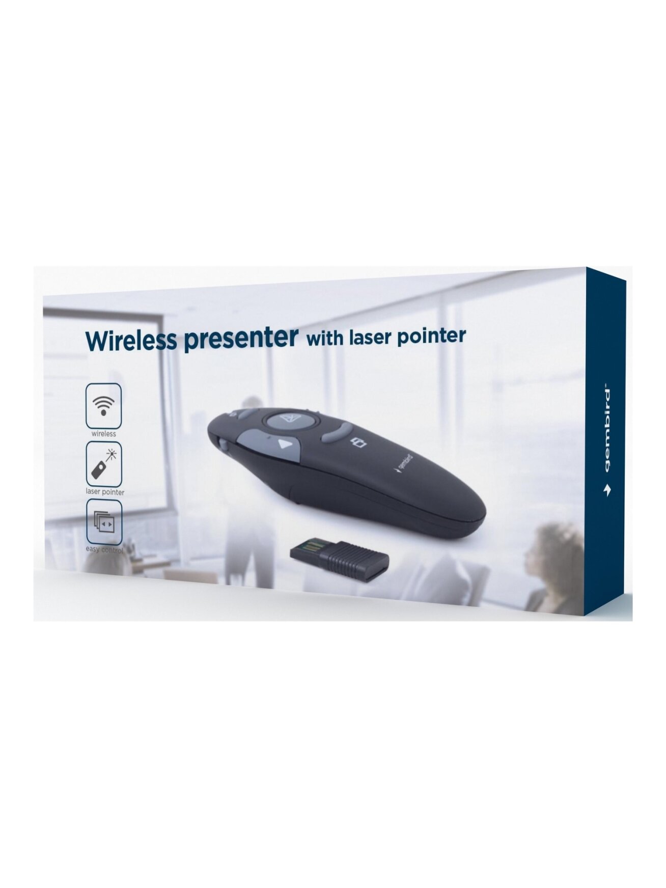 Gembird Wireless presenter with laser pointer | WP-L-11