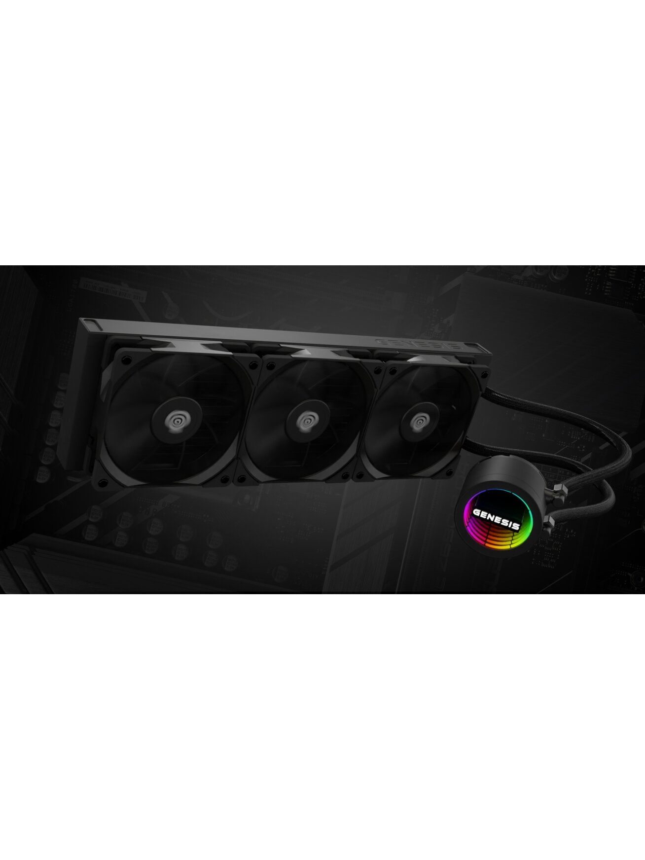 Genesis AIO Liquid Cooler | Hydria 360 | Intel, AMD 8 Genesis AIO Liquid Cooler | Hydria 360 | Intel, AMD 8