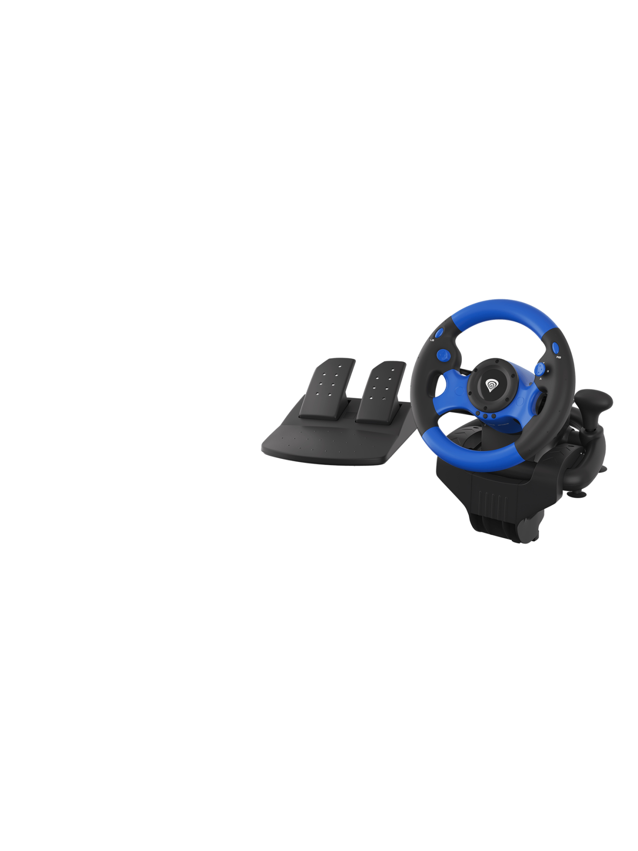 Genesis | Driving Wheel | Seaborg 350 | Blue/Black | Game racing wheel