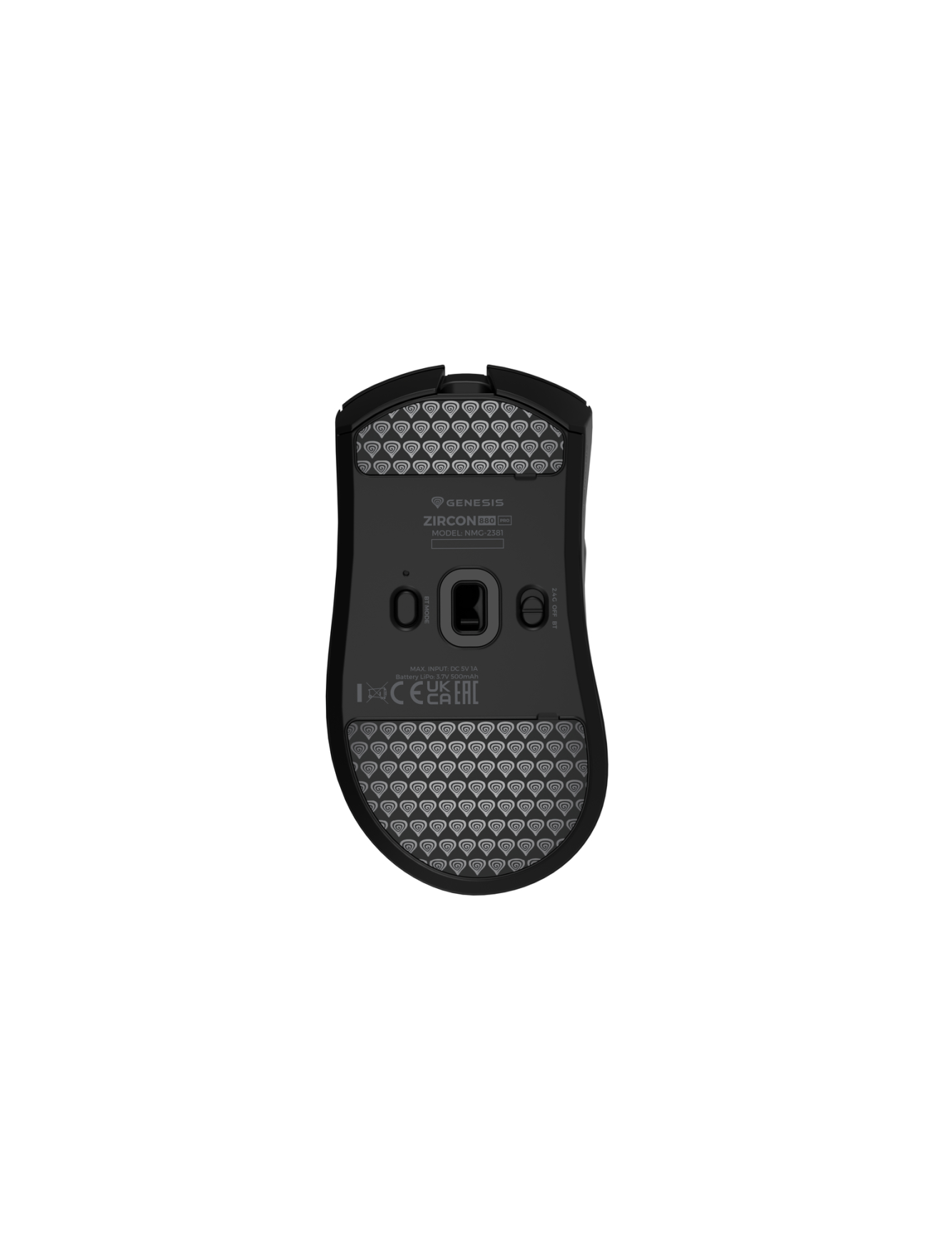 Genesis Gaming Mouse | Zircon 880 Pro 8k | Wireless | 2.4GHz, Bluetooth | Black 10 Genesis Gaming Mouse | Zircon 880 Pro 8k | Wireless | 2.4GHz, Bluetooth | Black 10
