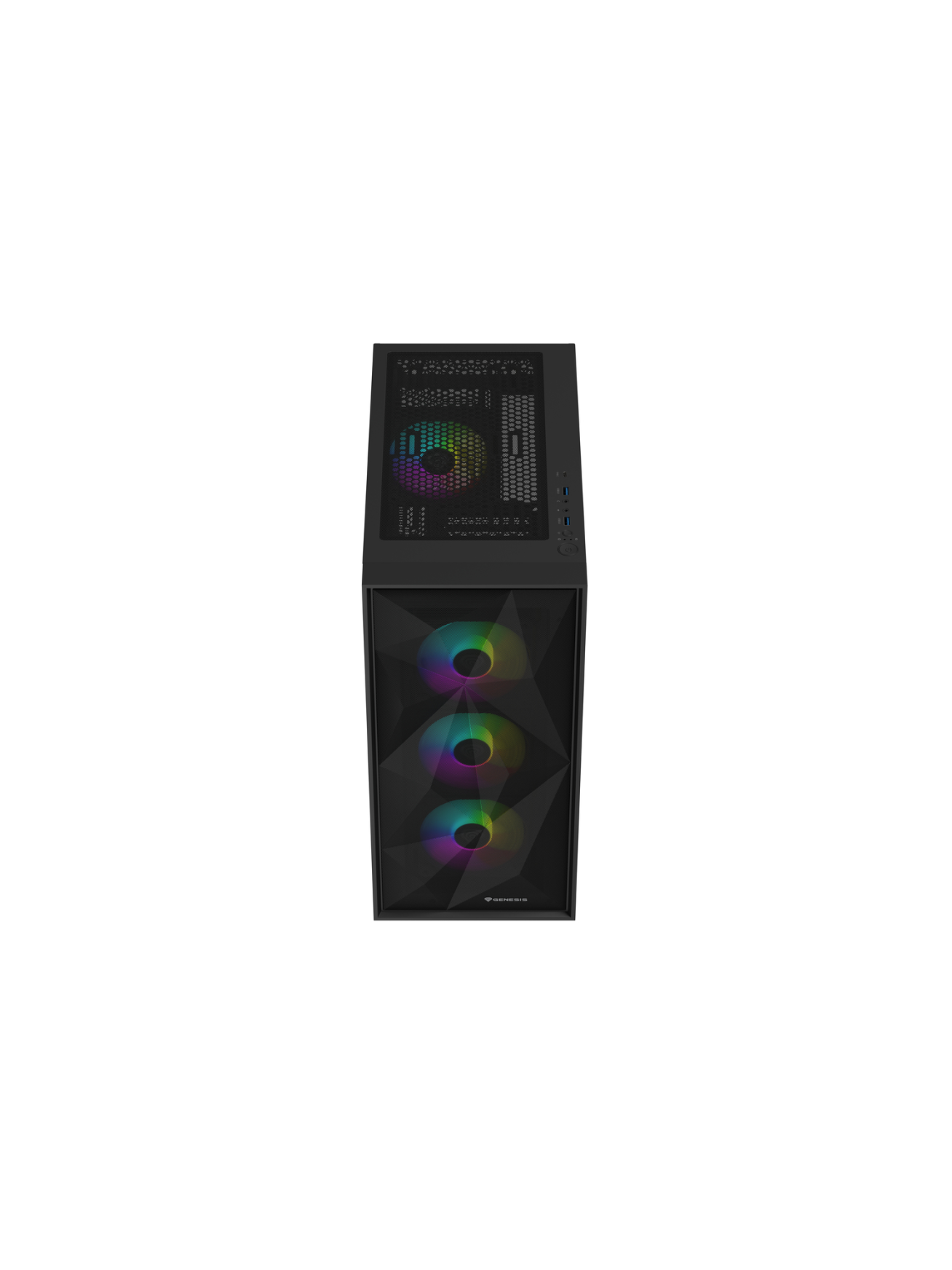 Genesis Gaming PC Case | Diaxid 605 ARGB | Black | Midi Tower 9