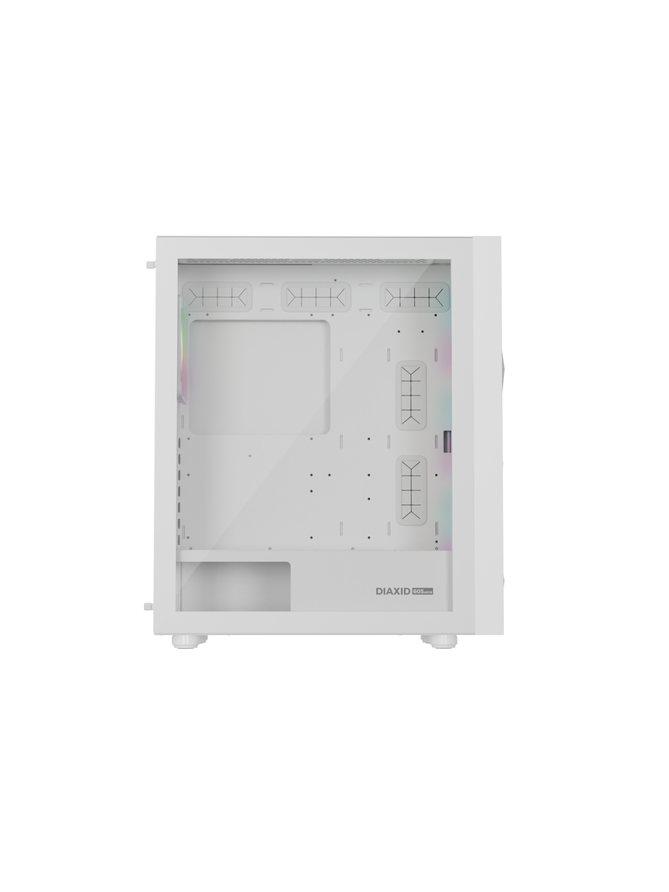 Genesis Gaming PC Case | Diaxid 605 ARGB | White | Midi Tower 11 Genesis Gaming PC Case | Diaxid 605 ARGB | White | Midi Tower 11