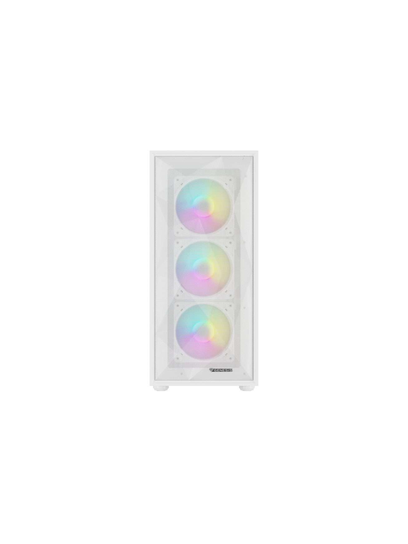 Genesis Gaming PC Case | Diaxid 605 ARGB | White | Midi Tower 5 Genesis Gaming PC Case | Diaxid 605 ARGB | White | Midi Tower 5