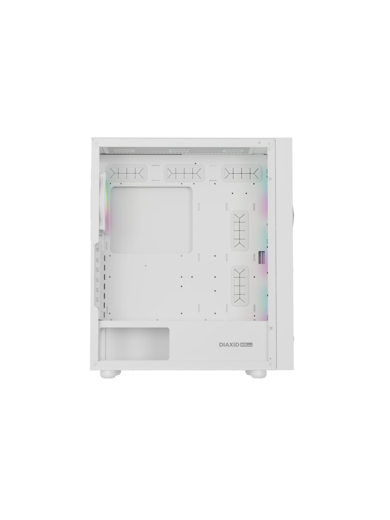 Genesis Gaming PC Case | Diaxid 605 ARGB | White | Midi Tower 10 Genesis Gaming PC Case | Diaxid 605 ARGB | White | Midi Tower 10
