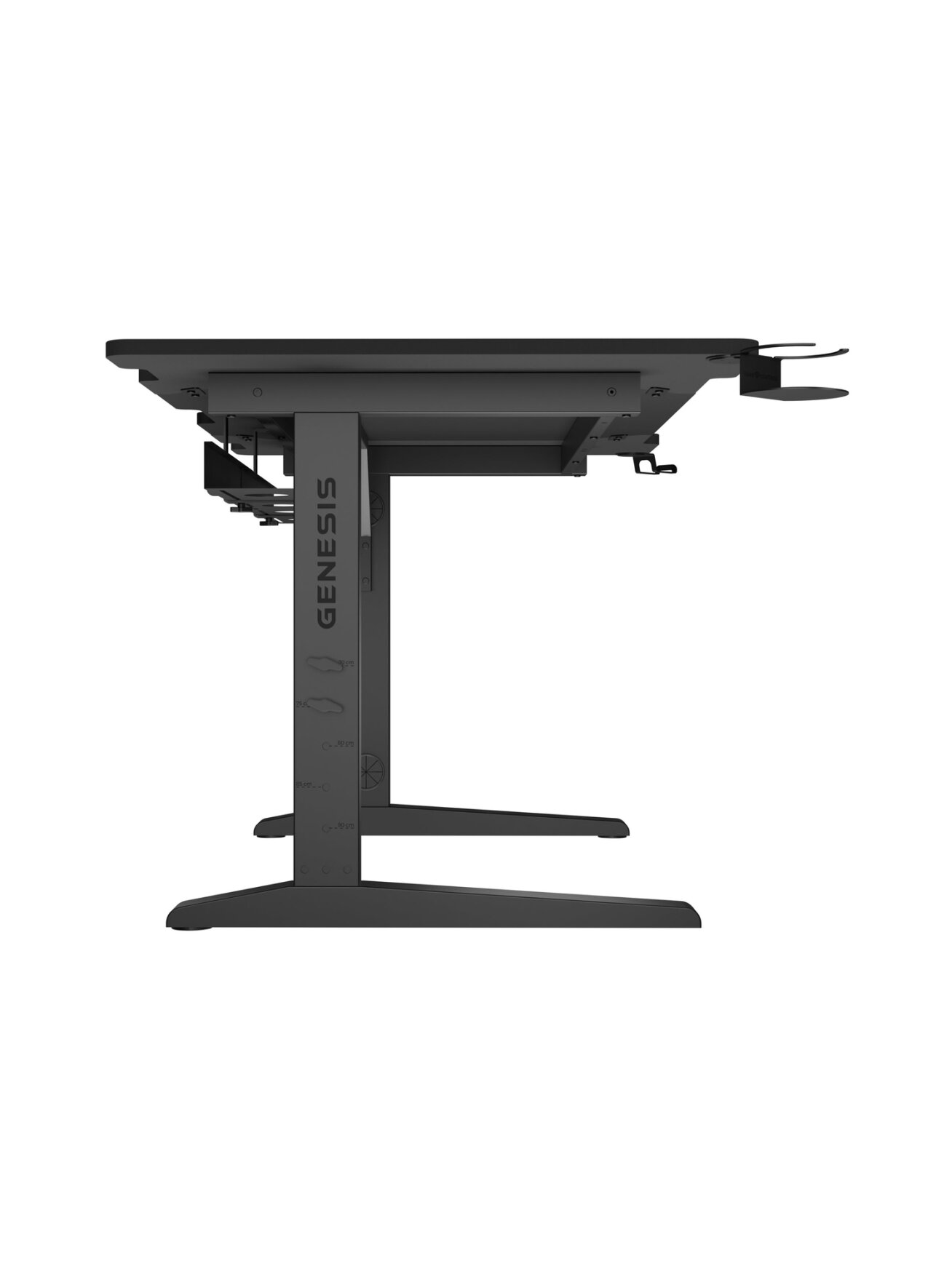 Genesis | Modular Gaming Desk | Holm 140 RGB | Anthracite Black 6