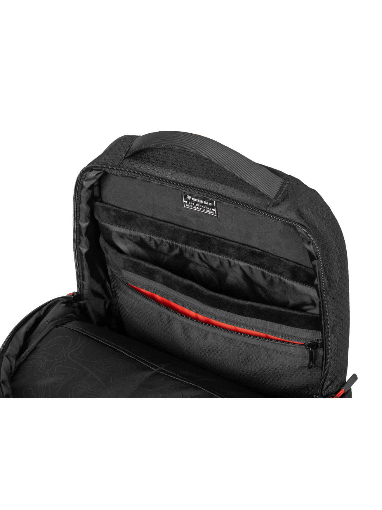 Genesis Pallad 480 | Fits up to size 16 " | Backpack | Shoulder strap | Black 2