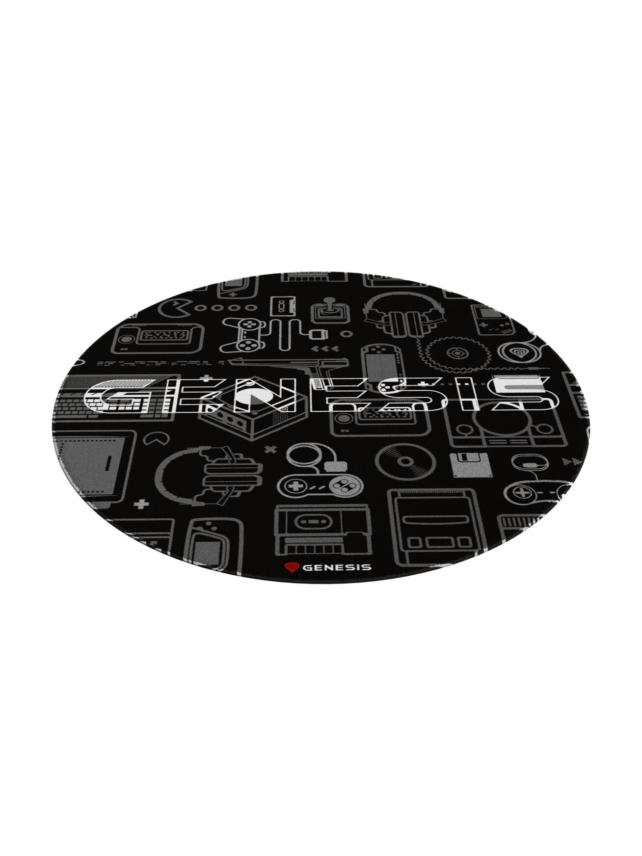 Genesis Protective Floor Mat Tellur 300 Round Gear Polyester | Floor Mat | Multicolor 1 Genesis Protective Floor Mat Tellur 300 Round Gear Polyester | Floor Mat | Multicolor 1