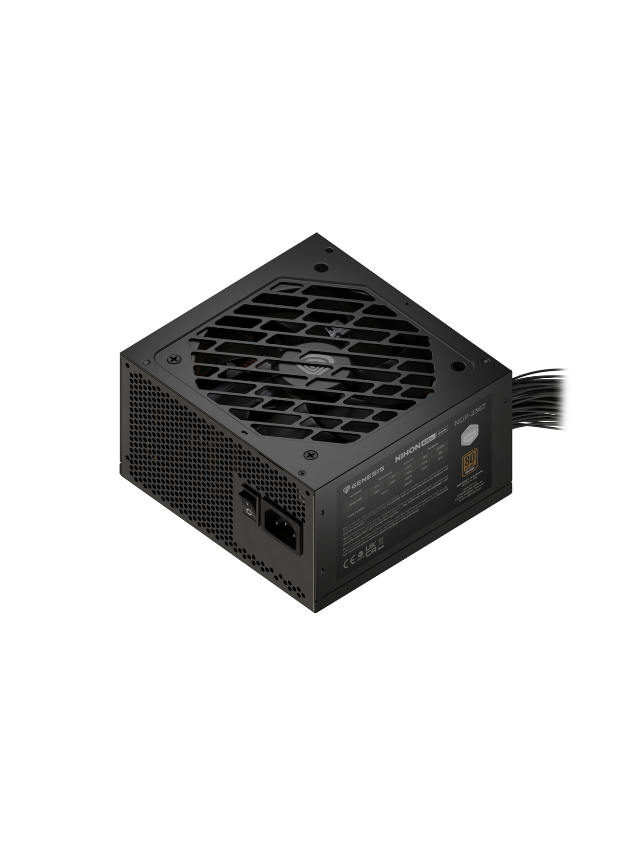 Genesis | PSU | Nihon 650NM | 650 W | Black Genesis | PSU | Nihon 650NM | 650 W | Black