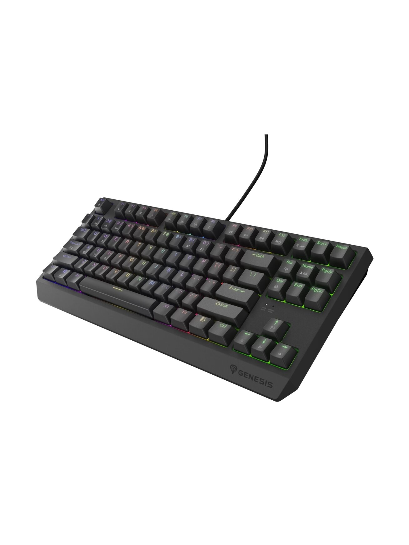 Genesis | THOR 230 TKL | Mechanical Gaming Keyboard | Wired | US | Linear | Black | RGB 1