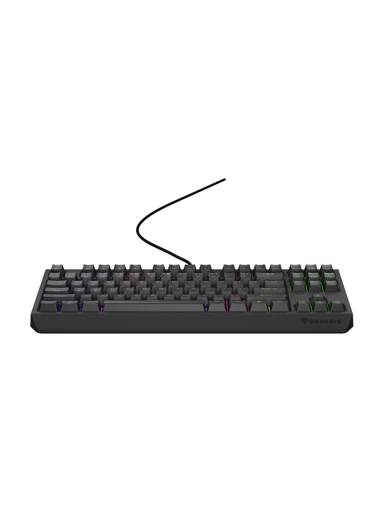 Genesis | THOR 230 TKL | Mechanical Gaming Keyboard | Wired | US | Linear | Black | RGB 4