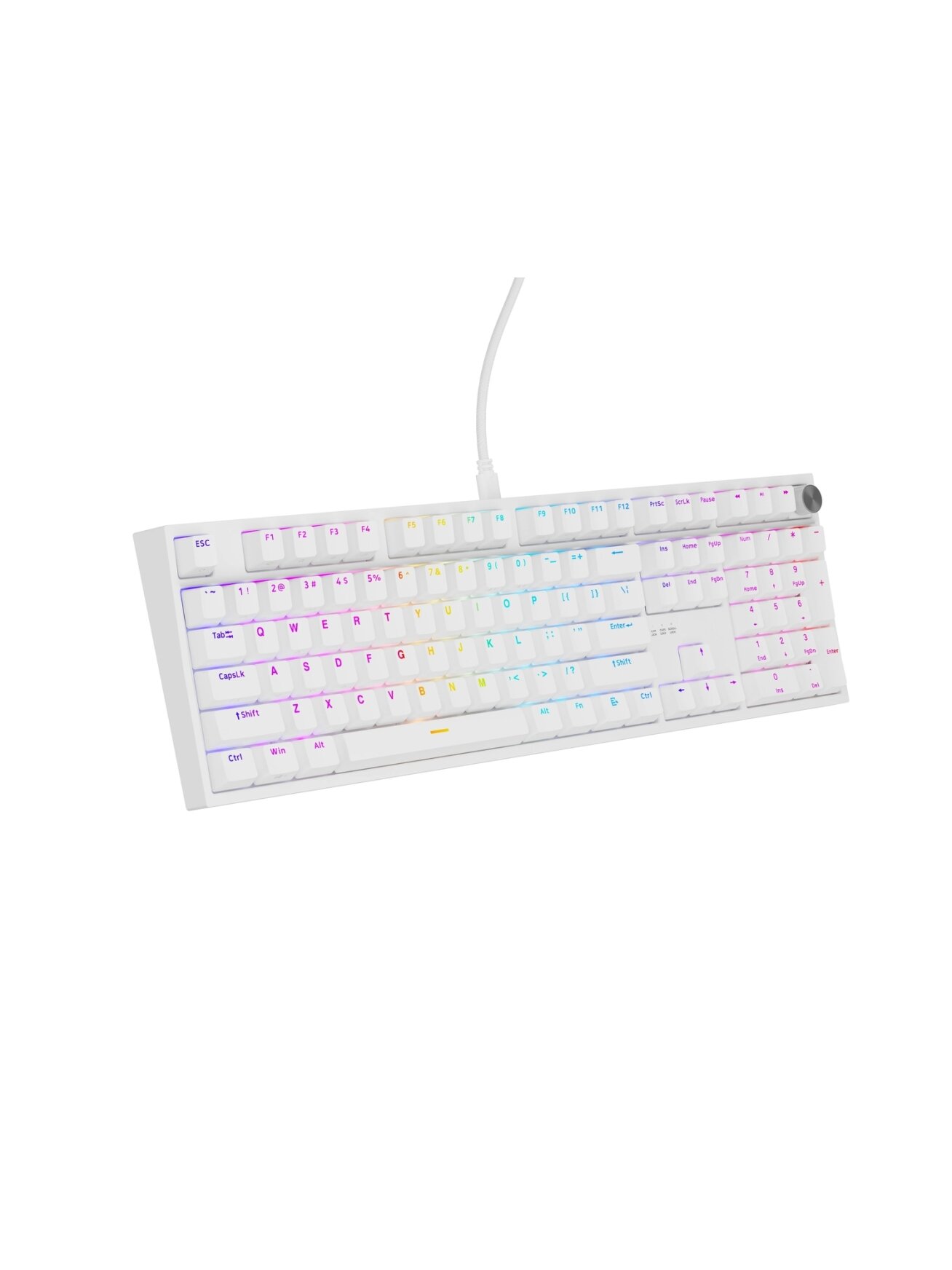 Genesis Thor 404 | Mechanical Gaming Keyboard | Wired | US | Gateron Yellow Pro | White 3 Genesis Thor 404 | Mechanical Gaming Keyboard | Wired | US | Gateron Yellow Pro | White 3