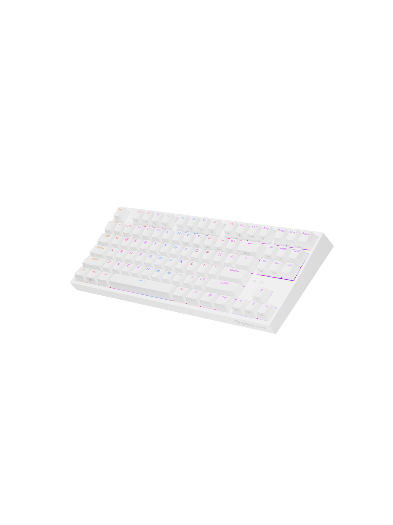 Genesis | THOR 404 TKL | Mechanical Gaming Keyboard | Wired | US | Gateron Yellow Pro | White | RGB 9 Genesis | THOR 404 TKL | Mechanical Gaming Keyboard | Wired | US | Gateron Yellow Pro | White | RGB 9