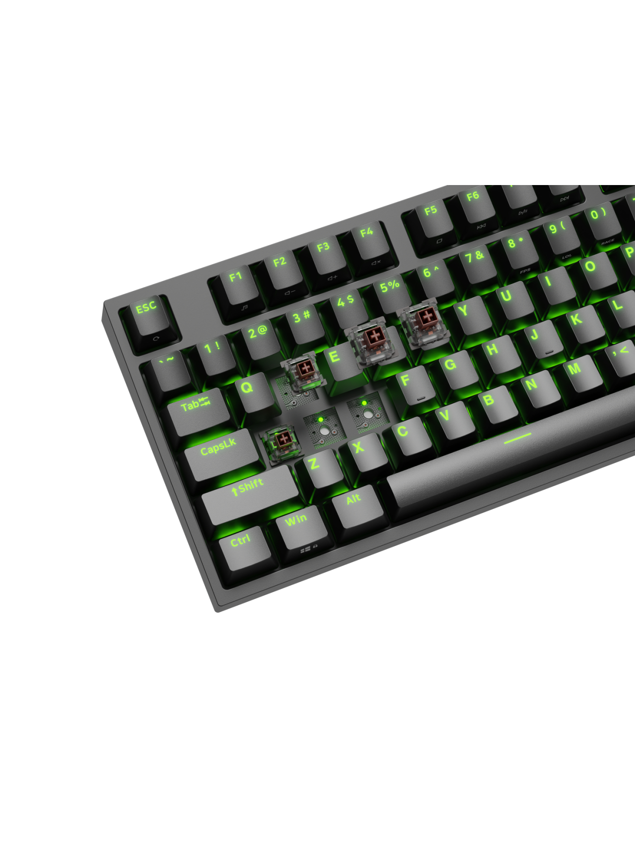 Genesis | THOR 404 TKL | Mechanical Gaming Keyboard | Wired | US | Kailh Box Brown V2 | Black | RGB 12 Genesis | THOR 404 TKL | Mechanical Gaming Keyboard | Wired | US | Kailh Box Brown V2 | Black | RGB 12
