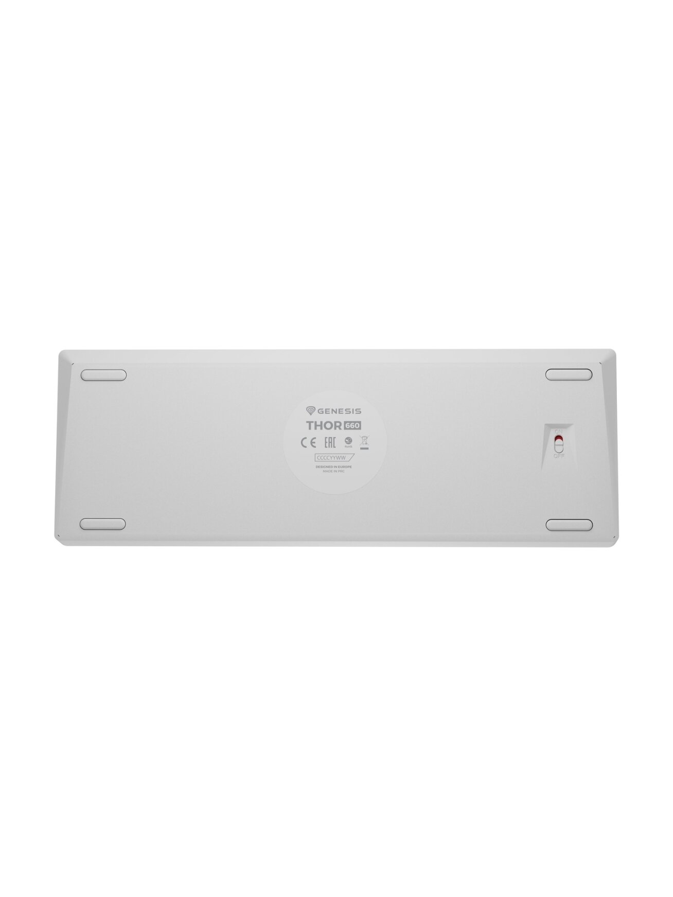 Genesis | THOR 660 G2 | Gaming Keyboard | Wireless/Wired | US | Linear | White | RGB 5