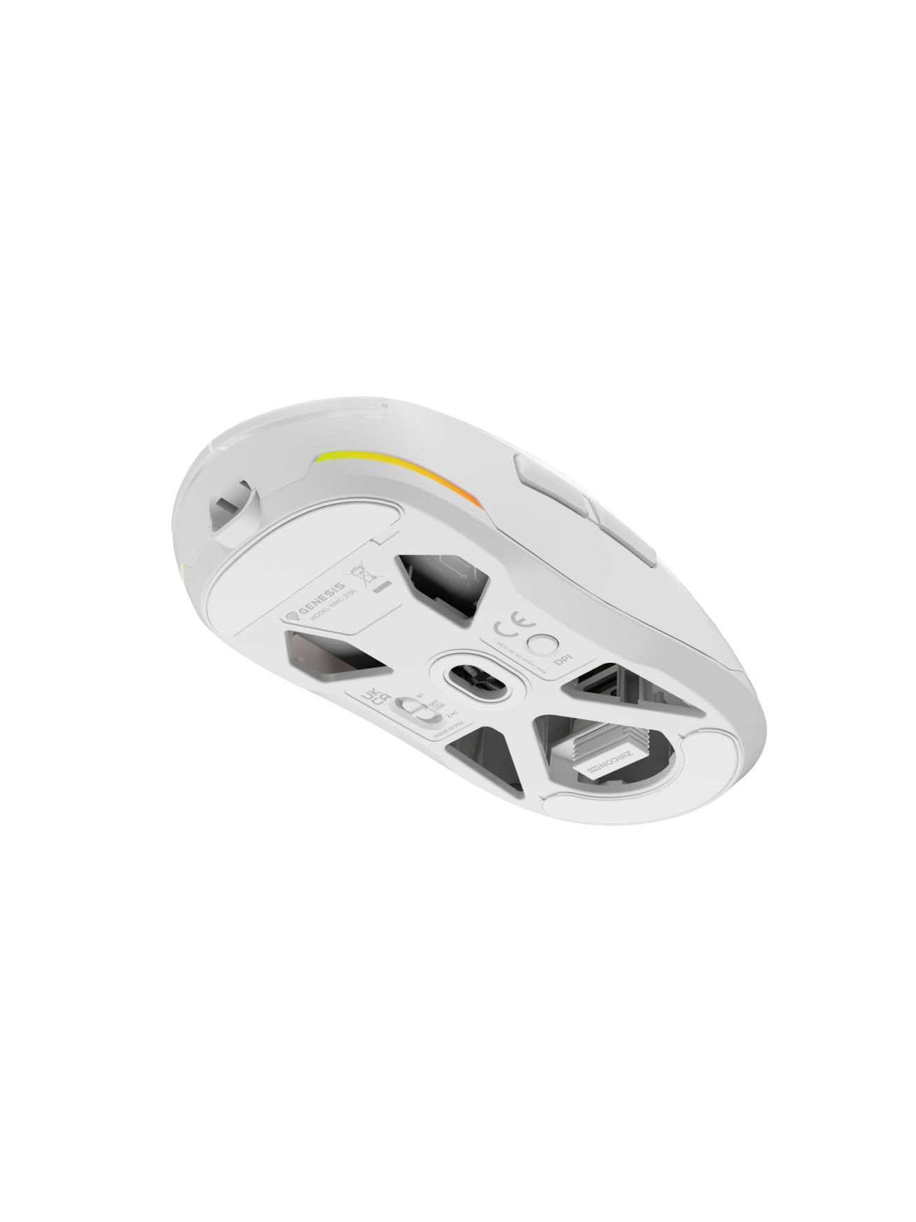 Genesis | Zircon 660 PRO | Gaming Mouse | Wireless/Wired | 2.4 GHz, Bluetooth, USB | White 2 Genesis | Zircon 660 PRO | Gaming Mouse | Wireless/Wired | 2.4 GHz, Bluetooth, USB | White 2
