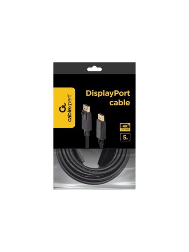 Gembird | DisplayPort cable, 4K | CC-DP2-5M | 2x Displayport (male) | DisplayPort to DisplayPort | 5 m