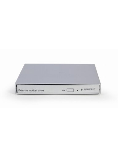 Gembird External USB DVD drive | DVD-USB-021-SV | Interface USB 2.0 | CD/DVD | CD read speed 24 x | CD write speed 24 x | Silver Gembird External USB DVD drive | DVD-USB-021-SV | Interface USB 2.0 | CD/DVD | CD read speed 24 x | CD write speed 24 x | Silver