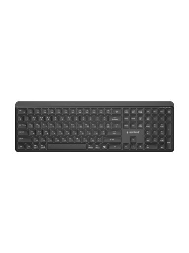 Gembird KB-WPS-03-CYRL | Keyboard | Wireless | Cyrillic | Bluetooth | Black Gembird KB-WPS-03-CYRL | Keyboard | Wireless | Cyrillic | Bluetooth | Black