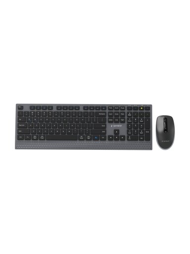 Gembird KBS-WPS-02 | Keyboard and Mouse Set | Wireless | US | Bluetooth | Black Gembird KBS-WPS-02 | Keyboard and Mouse Set | Wireless | US | Bluetooth | Black