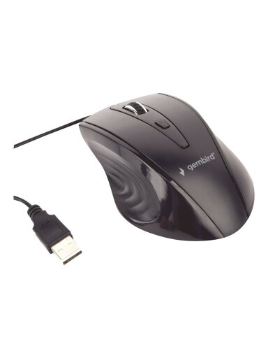 Gembird | Mouse | MUS-4B-02 | Standard | USB | Wired | Black