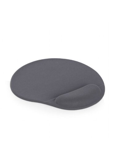 Gembird | MP-GEL-GR Gel mouse pad with wrist support, grey Comfortable | Gel mouse pad | Grey Gembird | MP-GEL-GR Gel mouse pad with wrist support, grey Comfortable | Gel mouse pad | Grey