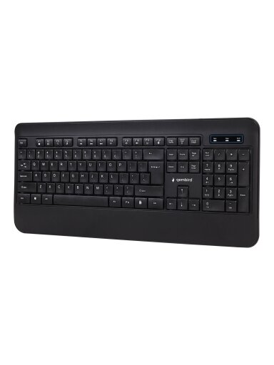Gembird | Multimedia Keyboard | KB-UML-03 | Multimedia | Wired | US | Black