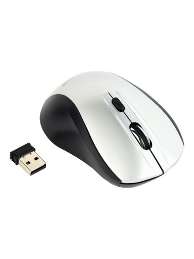 Gembird | Optical Mouse | MUSW-4B-02-BS | Wireless | USB | Black/silver