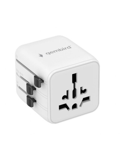 Gembird Universal travel power adapter | TPA-INT-01-W | Travel adapter