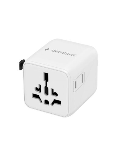 Gembird Universal travel power adapter | TPA-INT-01-W | Travel adapter